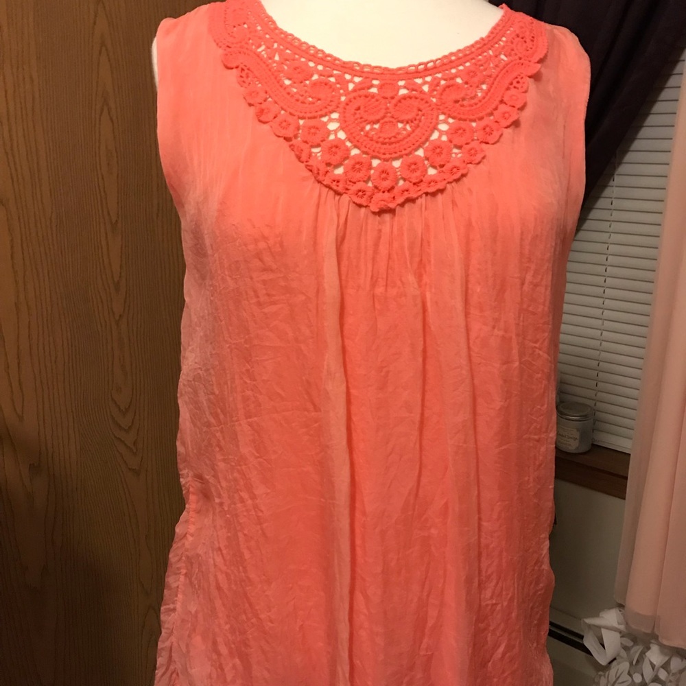 Lace pull over made In Italy